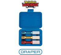 Draper 82981 Long Reach Wheel Nut Socket for Alloy Wheels 1/2" Sq Dr (3 Piece)