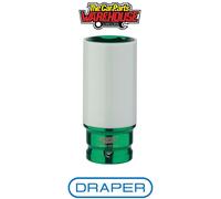 Draper Expert 83033 1/2in Sq. Dr. Hi-Torq® Wheel Nut Socket For Alloy Wheels (23Mm) each