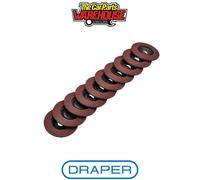 Draper 83067 Aluminium Oxide Flap Discs 115 X 22.23Mm 60 Grit (Pack Of 10) each 1