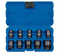 Draper 83092 Metric Impact Socket Set 1/2in Sq. Dr. (10 Piece) per set