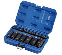 Draper 83096 Metric Deep Impact Socket Set 1/2in Sq. Dr. (10 Piece) per set