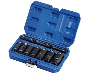 Draper 83096 10 Piece 1/2" Square Drive Deep Metric Impact Socket Set 10mm-27mm