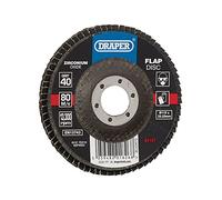 Draper 83157 Zirconium Oxide Flap Disc, 115 x 22.23mm, 40 Grit