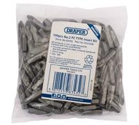 Draper 83432 Pz Type Insert Bits 1/4in No.2 (Bag Of 100) per bag