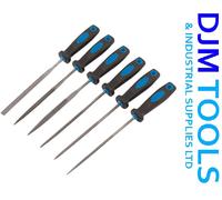 Draper 83480 150mm Soft Grip Needle File 6 Piece Set