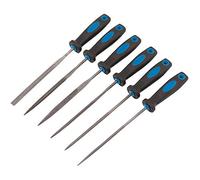 Draper 83480 Soft Grip Needle File 6 Piece Set, Blue, 150 mm