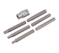 Draper 83564 Draper Expert Hexagon Bit Set and Holder, 1/2" Sq. Dr., 6 - 12mm (7