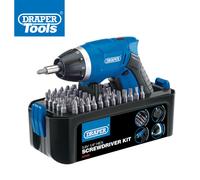 Draper CD36LIASF Storm Force 3.6v Cordless Screwdriver 1 x 1.3ah Integrated Li-ion Charger Case & Accessories