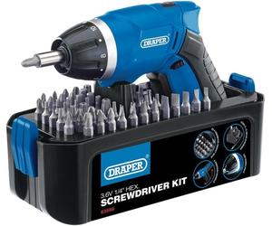 Draper 83568 Storm Force Cordless Li-Ion Screwdriver Kit (3.6V) - Multicoloured