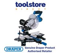 Draper 83677 210MM Sliding MTRE Saw 230 V Black/
