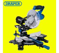Draper 83677 210MM Sliding MTRE Saw 230 V Black/