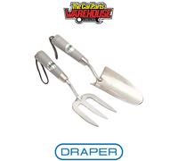 Draper Stainless Steel Hand Fork And Trowel Set (2 Piece) 83773