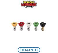 Draper Nozzle Set 83825 for PPW540 Petrol Pressure Washer – 5 Pieces