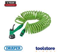 Draper 83984 Recoil Hose with Spray Gun and Tap Connector, 10m