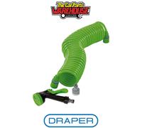 Recoil Hose with Spray Gun and Tap Connector, 10m