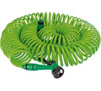 Recoil Hose with Spray Gun and Tap Connector, 30m