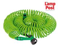 Recoil Hose with Spray Gun and Tap Connector, 30m