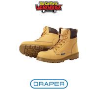 Draper 85971 Nubuck Style Safety Boots Size 12 S1 P SRC