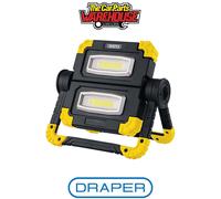 Draper 10W COB Rechargeable Twin Worklight