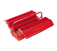 Draper Extra Long Four Tray Cantilever Tool Box (22 Litres) - Red