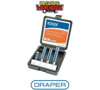 Draper RB26 4 Piece Extra Long Router Bit Set