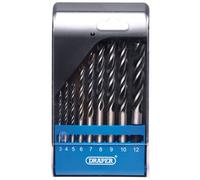 Draper 9 Piece Brad Point Drill Bit Set