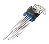Draper 12813 Draper Tx-Star Extra Long Arm Security Key Set (9 Piece)
