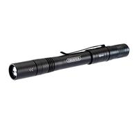 Draper LED Rechargeable Aluminium Penlight Black