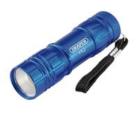 Draper of Glastonbury Hand Torch 90103 Aluminium LED Blue