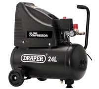 Draper 90126 230V Oil-Free Compressor and Air Tool Kit, 24L