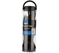 Draper 90734 Assorted Cable Ties (650 Piece), Clear