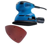 Draper Detail Sander Storm Force PT125SF 92627 125W Tri-Base 230V
