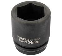 Draper Expert 93267 Hi-Torq® 6 Point Impact Socket 3/4in Sq. Dr. 34Mm each