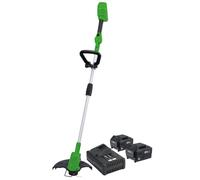 Draper 94580 D20 40V Grass Trimmer Kit 2 X 5.0Ah Battery 1 X Fast Charger each 1