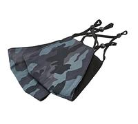 Draper 94962 Fabric Reusable Face Masks, Blue Camo, Pack of 2