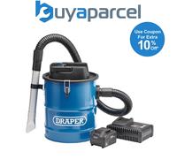 Draper 95170 D20 20V Ash Vacuum Cleaner, 1 x 3.0Ah Battery, 1 x Fast Charger
