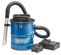 Draper 95170 D20 20V Ash Vacuum Cleaner, 1 x 3.0Ah Battery, 1 x Fa...