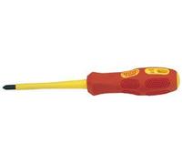 Draper 1x Expert No 2x100mm Insulated Cross Slot Screwdriver Professional Tool