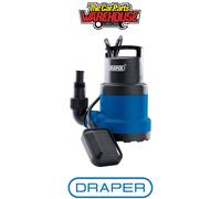 Draper 98912 Submersible Clean Water Pump With Float Switch 108L/Min 250W each