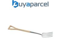 Draper 99011 Draper Heritage Stainless Steel Border Fork with Ash Handle