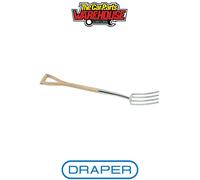 Draper 99011 Heritage Stainless Steel Border Fork With Ash Handle each