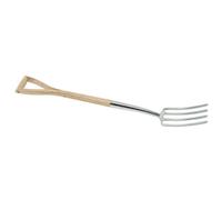 Draper 99011 Draper Heritage Stainless Steel Border Fork with Ash Handle