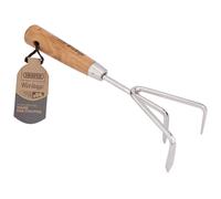 Draper Heritage Stainless Steel Hand Cultivator With Ash Handle 99026
