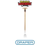 Draper 99031 Heritage Stainless Steel Fork With Ash Long Handle each