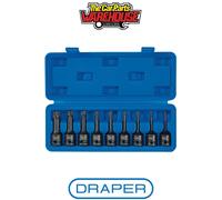 Draper Expert 99184 Draper Tx-Star® Socket Bit Set 1/2in Sq. Dr. (9 Piece) each