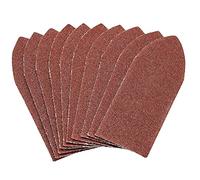 Draper 99261 Pack of Ten 80 Grit Hook and Loop Aluminium Oxide Sanding Sheets (32x92mm)