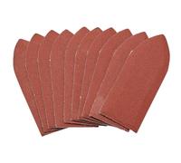 Draper Sanding Sheets 99262 - 120 Grit Hook and Loop Aluminium Oxide, 32x92mm, Pack of 10