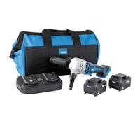 Draper 99736 D20 20V Brushless Nibbler Kit (+2x3Ah Batts, Twin Cha...