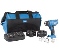 Draper 99738 D20 20V Heat Gun 2 X 3.0 Ah Batteries 1 X Twin Charger 1 X Bag each