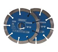 Draper 99794 Segmented Diamond Blade Twin Pack (115mm)